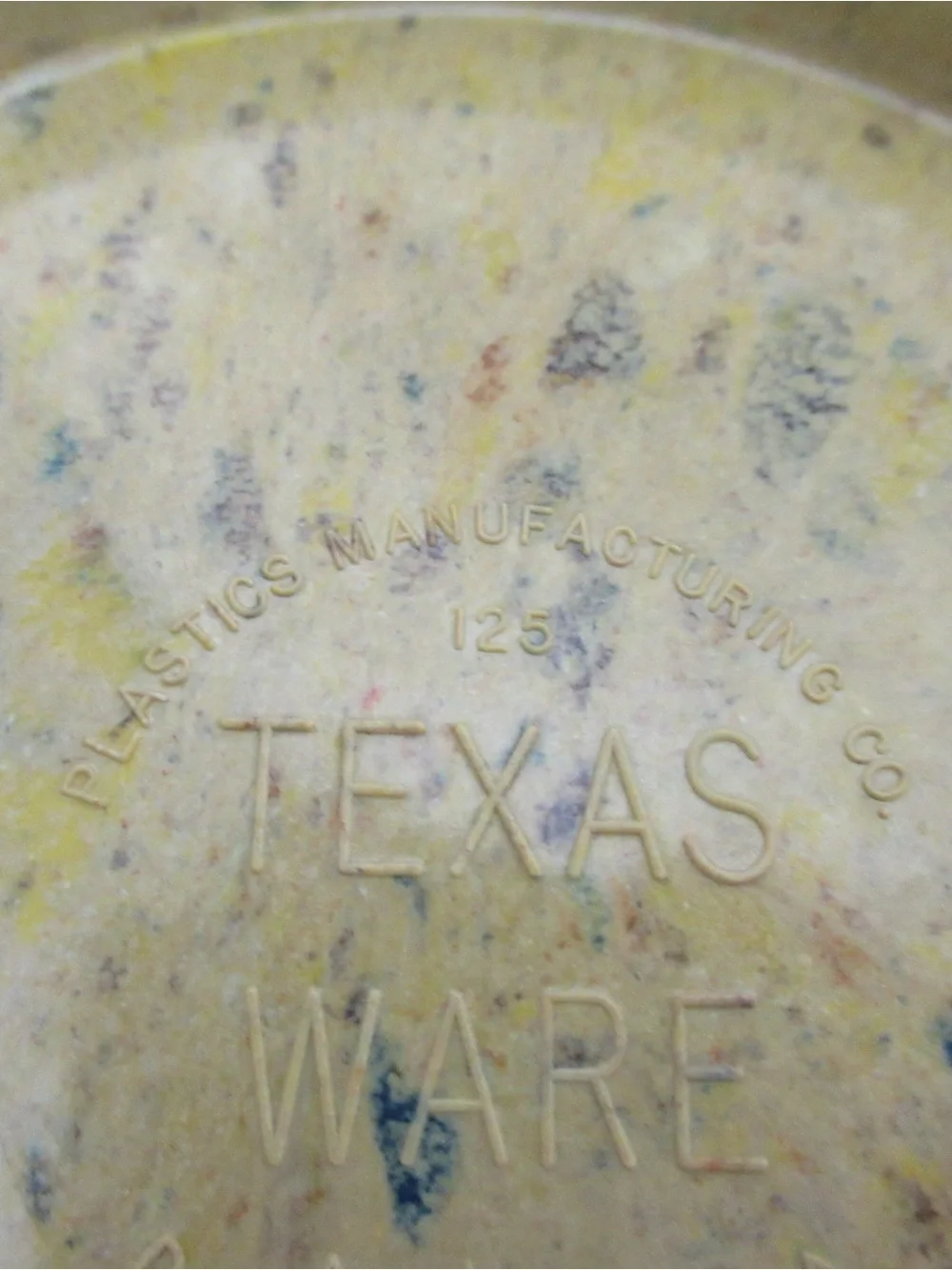 Vintage Texas Ware 125 Confetti Bowl